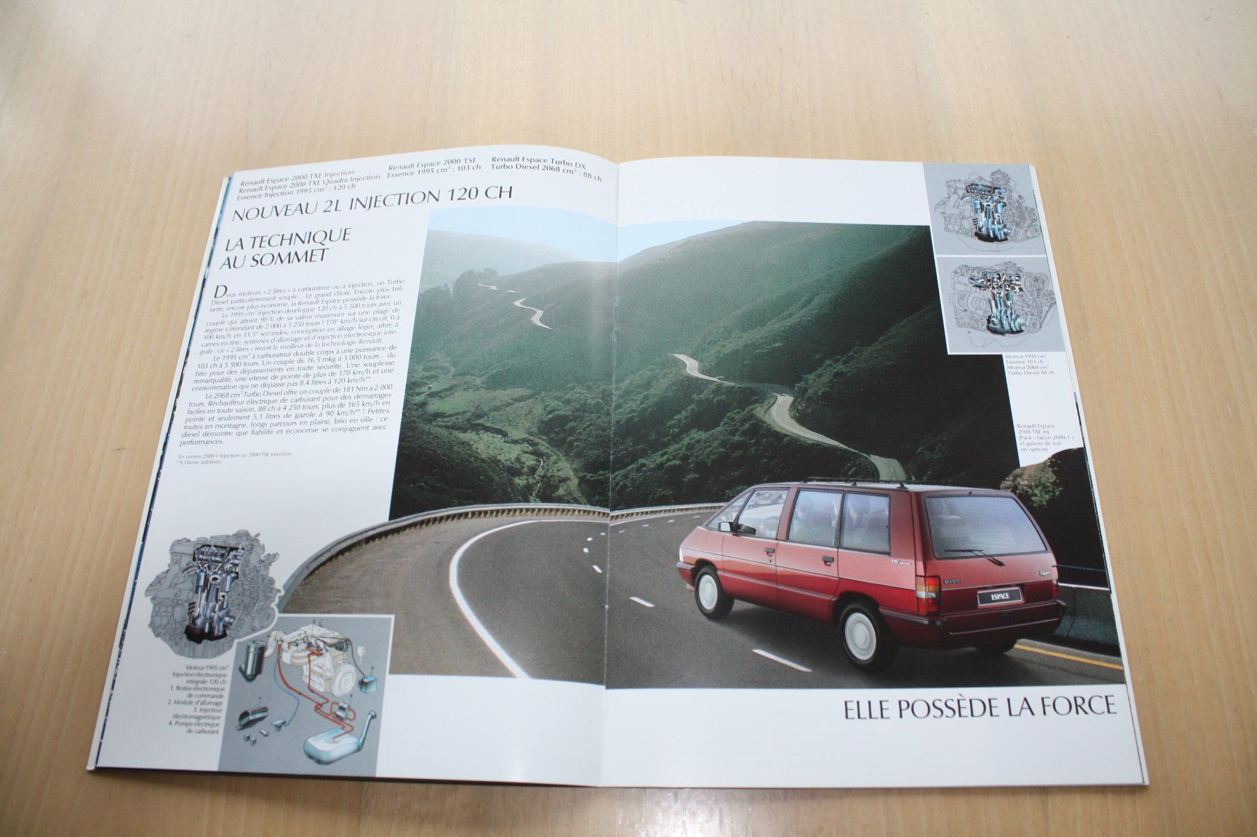 Renault Dokumente: Renault Espace Hochglanz Prospekt mit Quadra 6/1990 FR – Gebraucht aus Wikon von erwin400 5