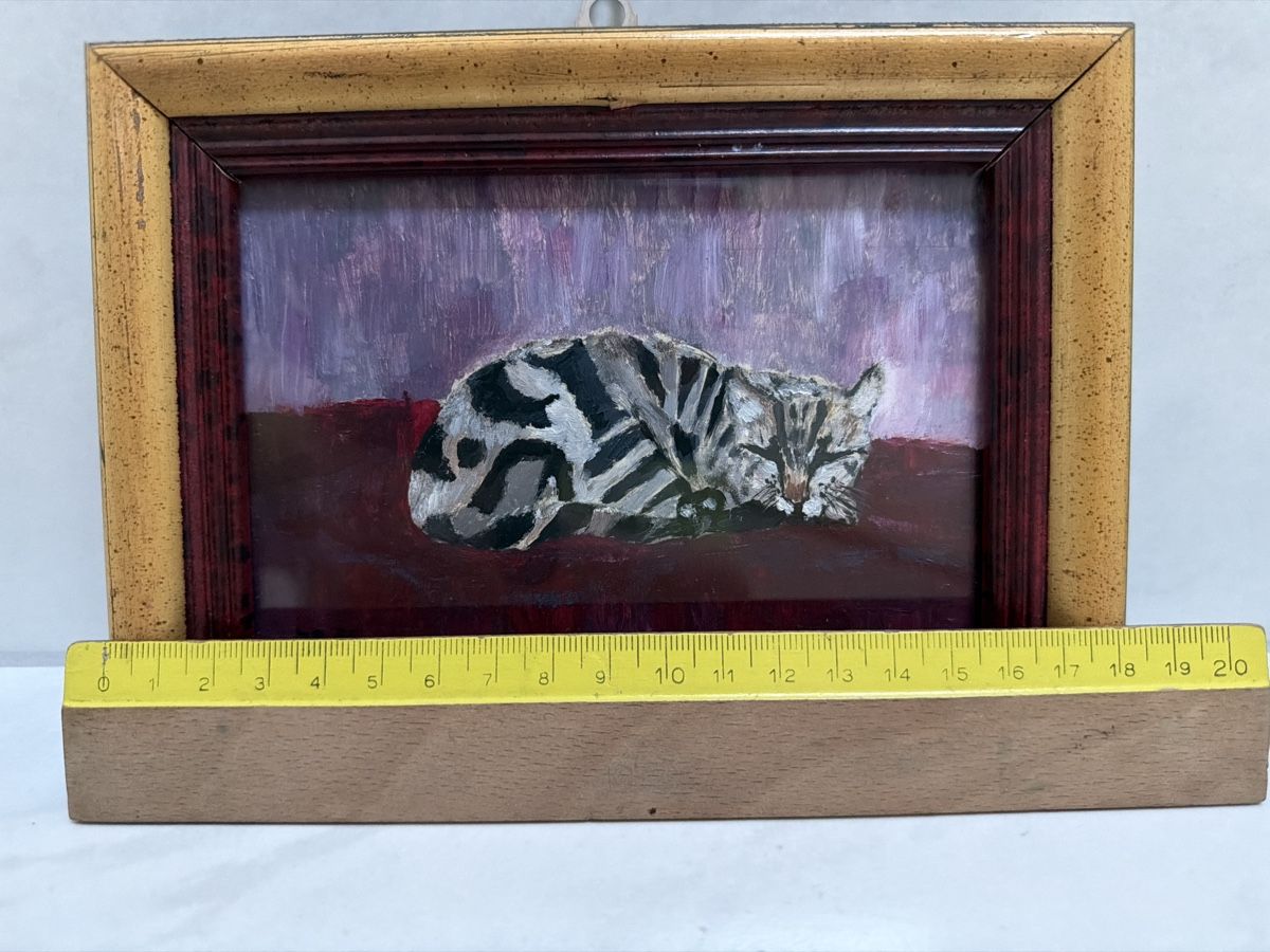 Tableaux: Gemälde, Katze, klein. – D'occasion à Biberist par Momo33 4