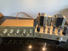 Tolles Vintage Röhrenverstärkerset von Leak