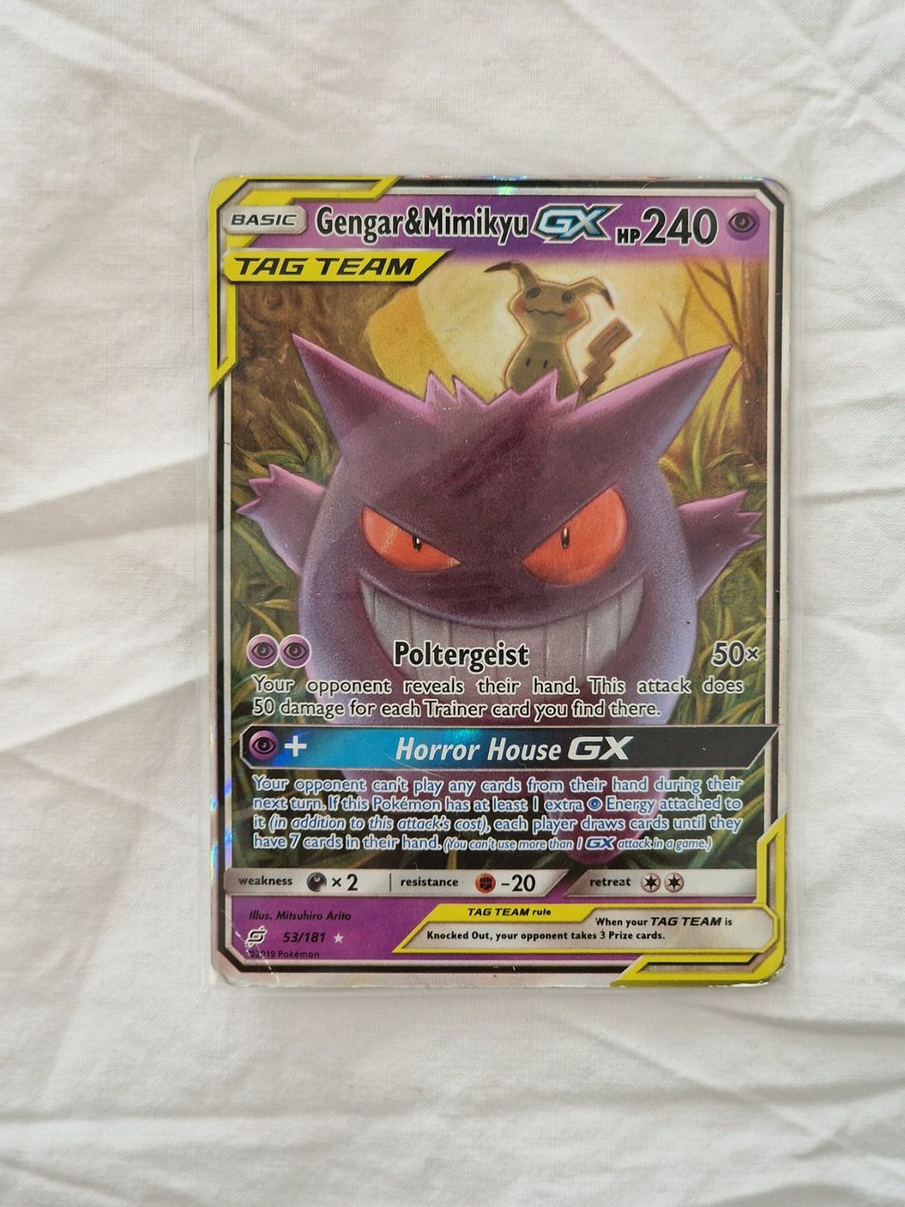Pokémon Sammelbilder & Trading cards: Gengar & Mimikyu GX Tag Team 53 – Gebraucht aus Binningen von oscark77 3