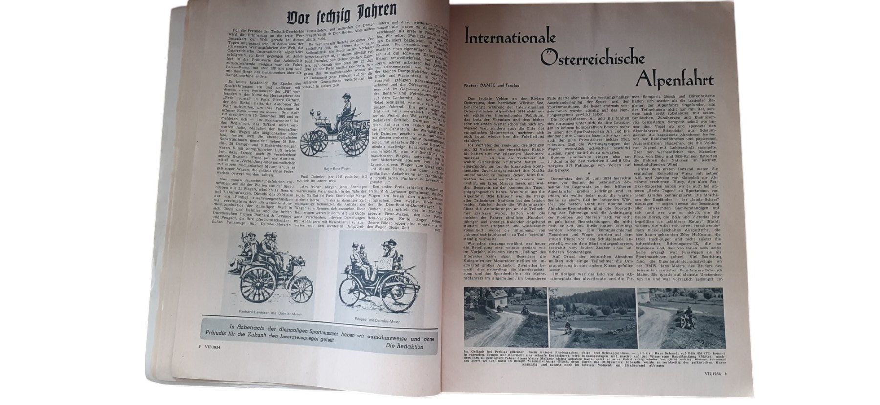 Zeitschriften & Magazine: Auto Toruing 1954 – Gebraucht aus Mörschwil von aik_x8mc 6