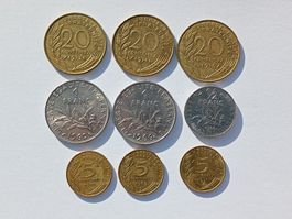 Republique Francaise Franc et centimes verschiedene