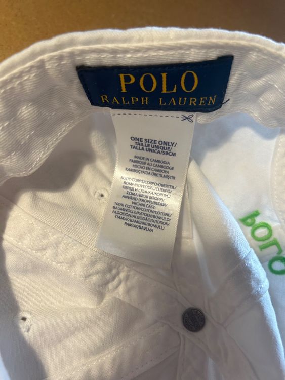 neues weisses Polo Ralph Lauren Cap | Kaufen auf Ricardo