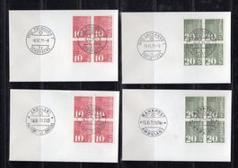 R2216  /  4 petites lettres obl. divers