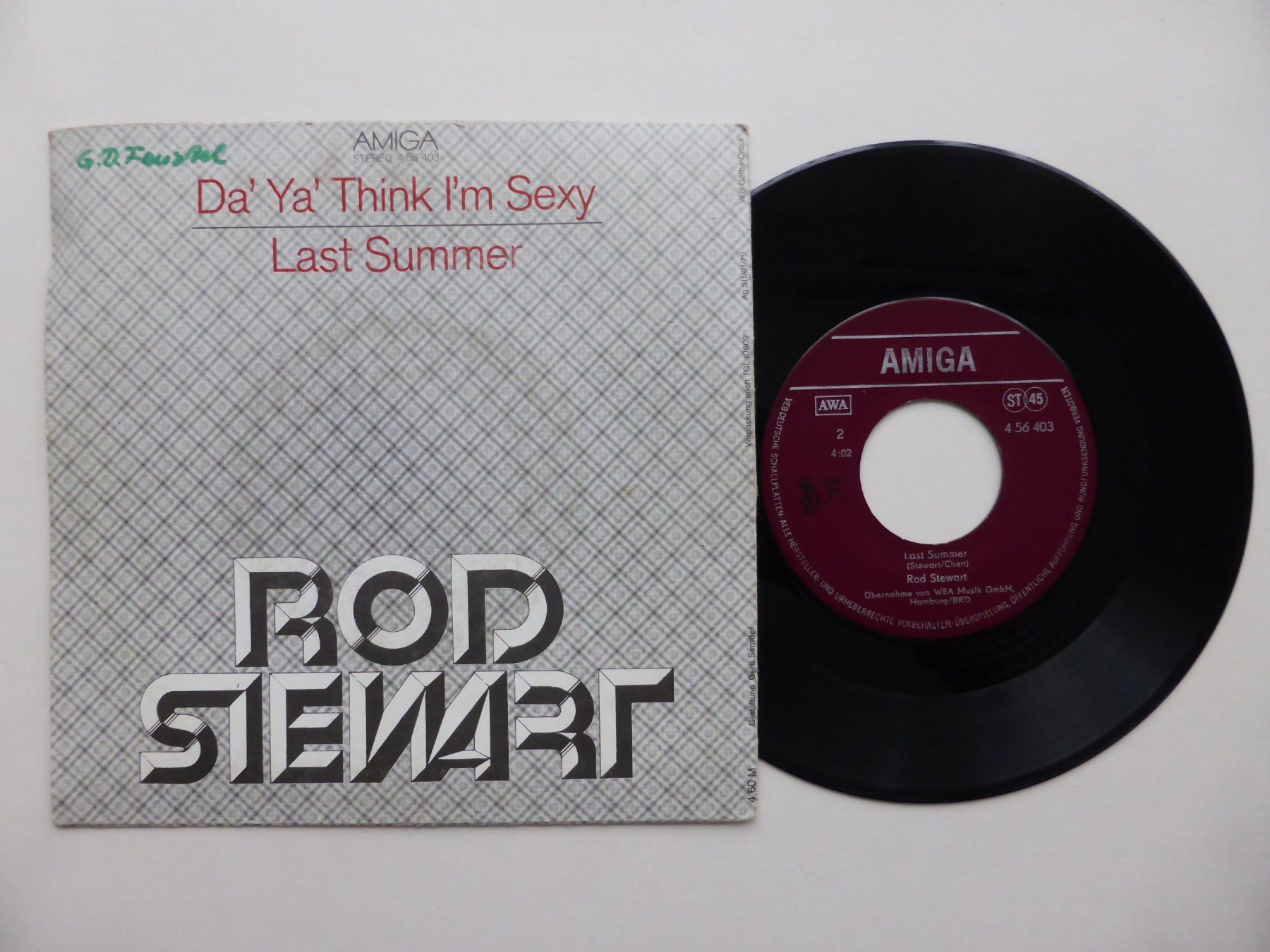 Dischi in vinile: VINYL SINGLE   ROD STEWART – Usato da Küssnacht am Rigi venduto da Mondkinder 1