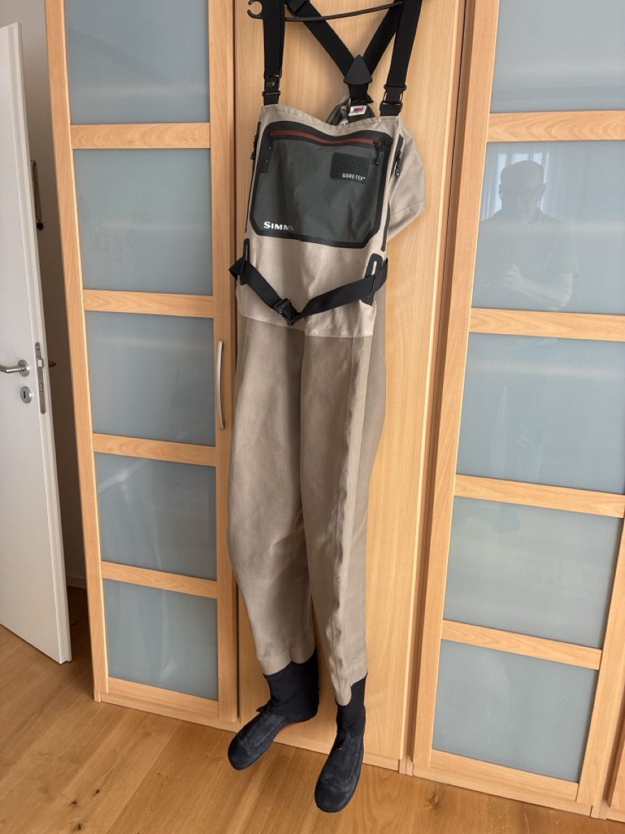 Simms Pantaloni: Simms Wathosen G4 Grösse XLL – Usato da Wettingen venduto da megi57