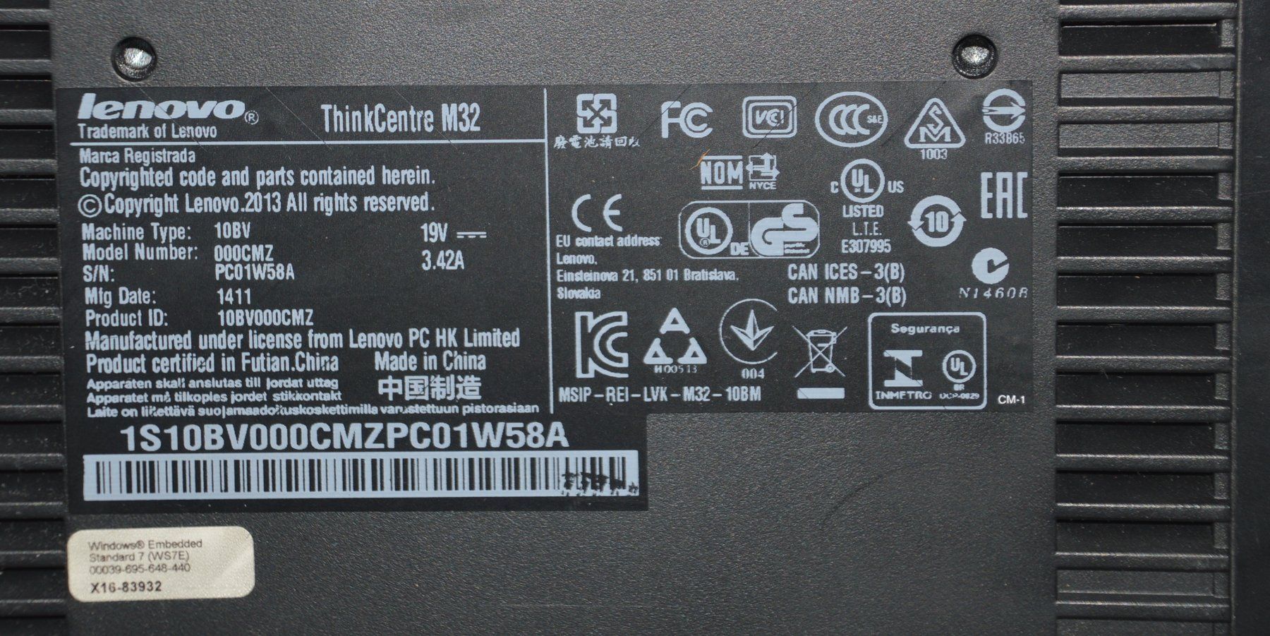 Lenovo PC: Mini PC Lenovo ThinkCentre M32 – Difettoso da Collonges venduto da arashee 3