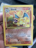 Pokemon Baseset 1 edition Komplett Holo Glurak Turtok