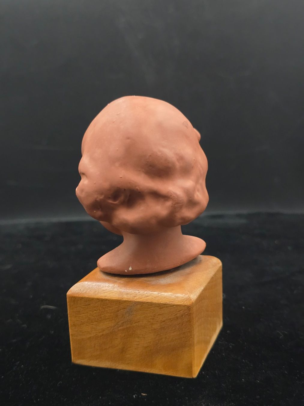 Sculture & Statue: Mädchenkopf Ton auf Holzsockel – Usato da Rorschacherberg venduto da snOOpydOg11 5