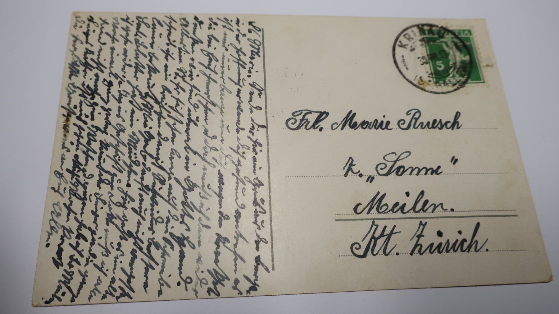 Cartoline postali: Toggenburg - Abend in den Bergen – Usato da Cormoret venduto da Pascalll2001 4