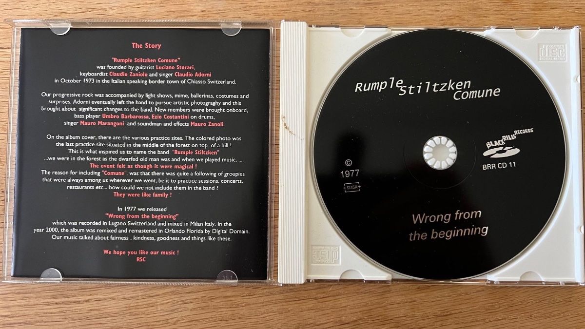 CDs: Rumple Stiltzken Comune - Wrong From The Beginning /CD Swiss – Gebraucht aus Gais von soundcave57 2