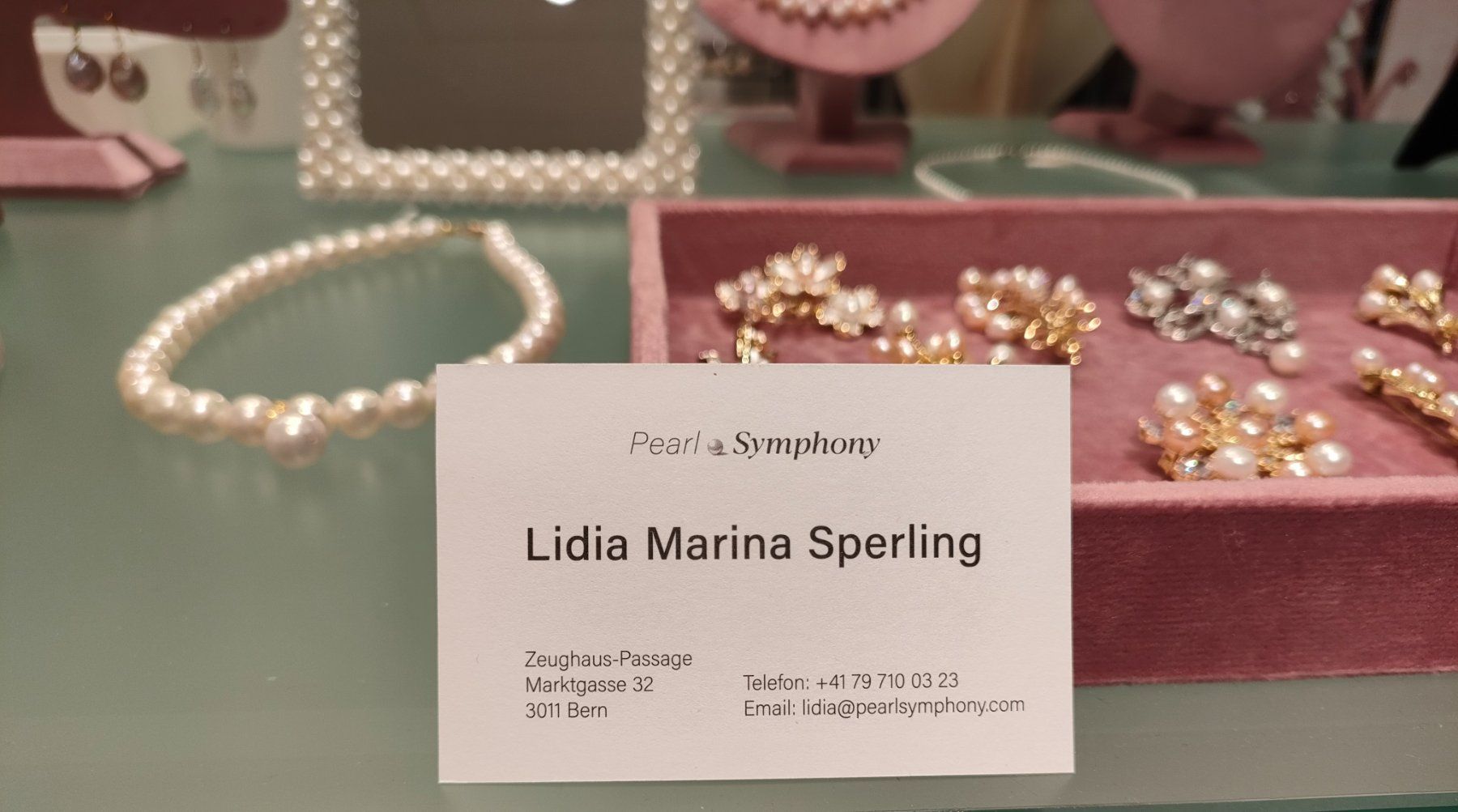 Catenine: Süsswasserperlen Kette Barock- 50% Rabatt! – Nuovo e nell'imballaggio originale da Bern venduto da Lidia.5 7