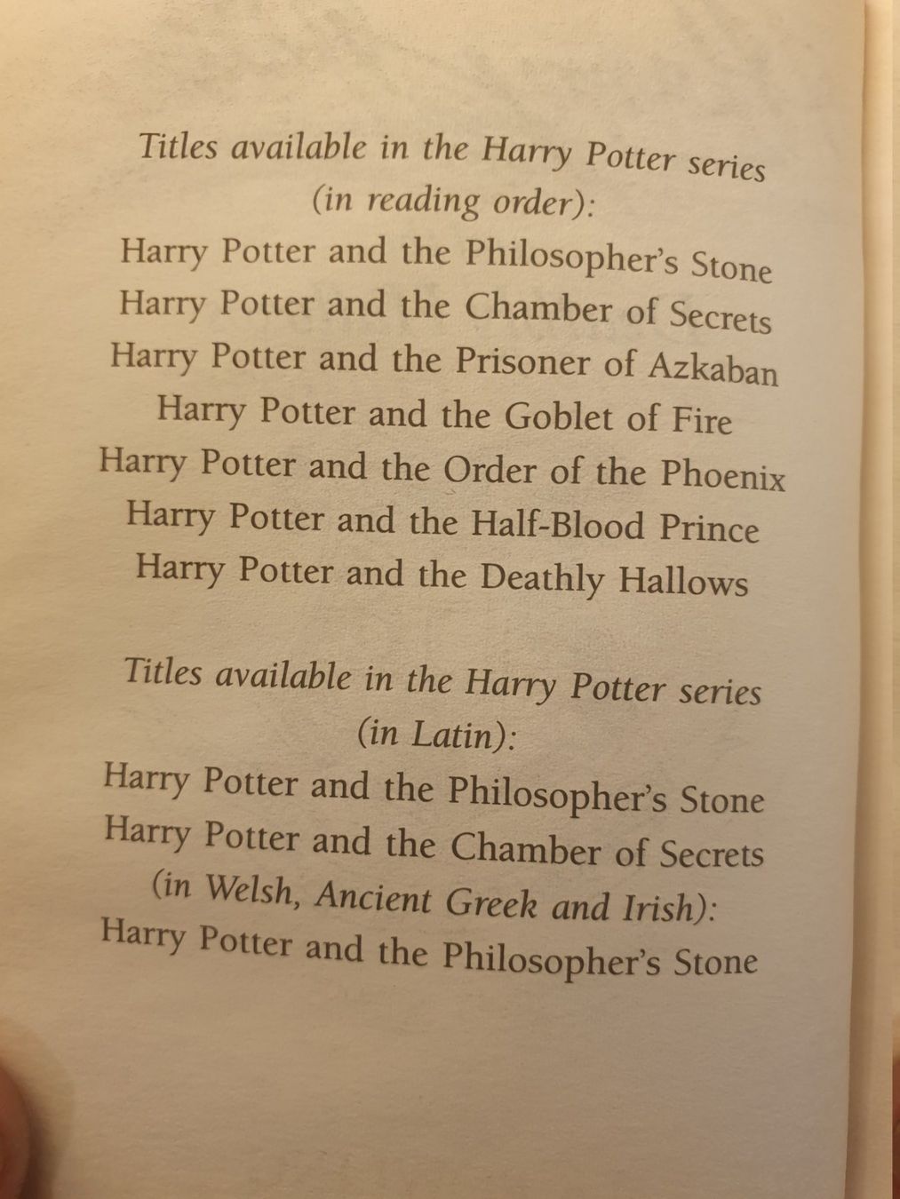 Bücher: Harry Potter And The Deathy Hallows - J.K. Rowling – Gebraucht aus Zürich von loosebone 1