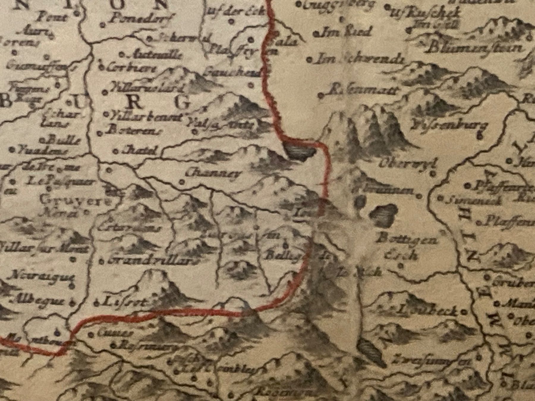 Stiche: 1769 antiker Kupferstich Bern – Gebraucht aus Bern von Jwpm66 4
