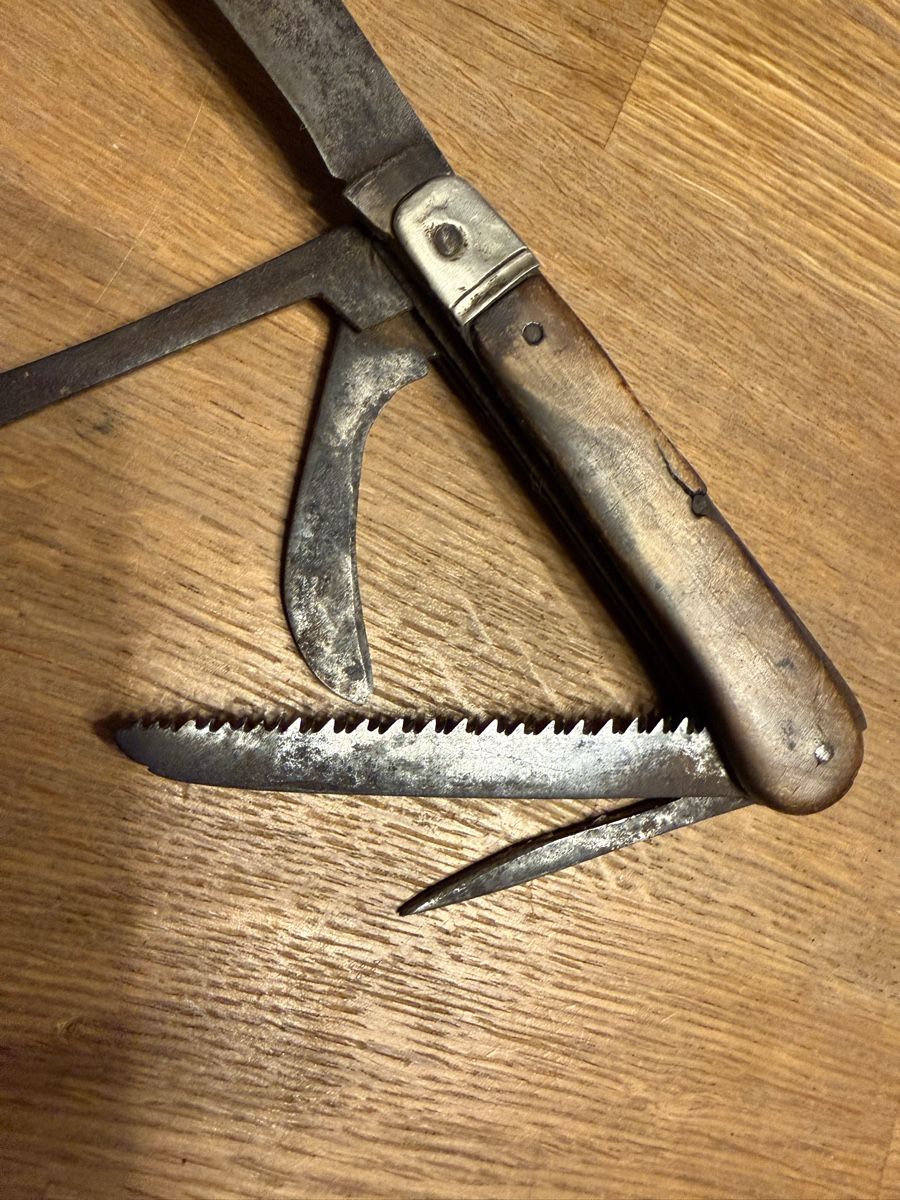 Taschenmesser: Antikes Sackmesser Bauernmesser Aderlass Messer – Gebraucht aus Goldach von Messerguru 4