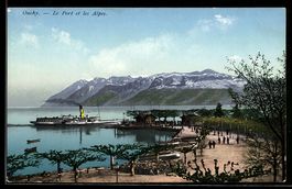 AK Ouchy, Le Port et les Alpes