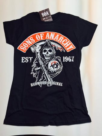 T-Shirt Sons of Anarchy Motiv Schwarz Grösse S neu
