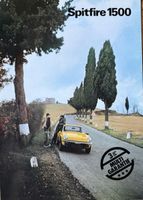 TRIUMPH SPITFIRE 1500 Prospekt 1977 1978 CH-Ausgabe deutsch