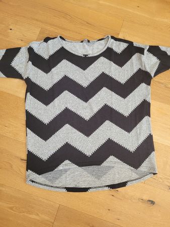 Only Shirt, Grösse L, Zickzack Muster