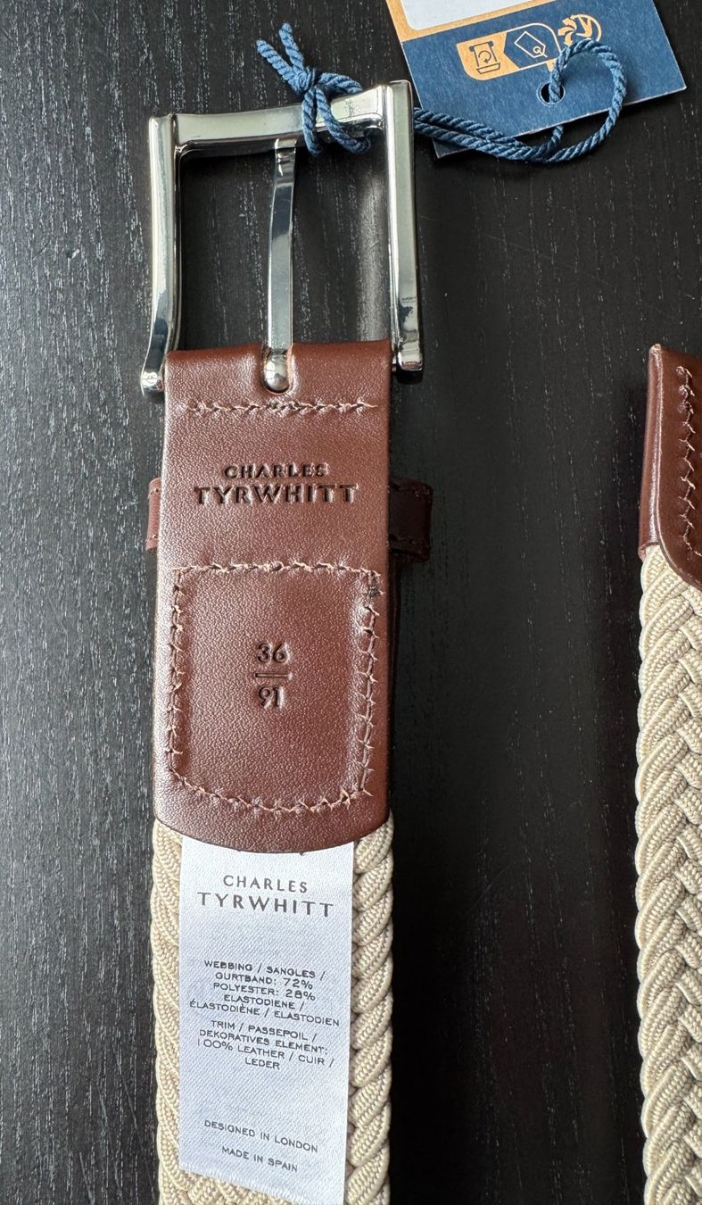 Ceintures: Gürtel Charles Tyrwhitt – Neuf avec emballage d'origine à Uhwiesen par sepp357 1