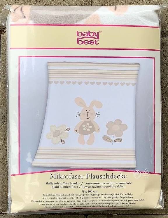 Coperte: Baby Flauschdecke 75x100cm – Nuovo e nell'imballaggio originale da Nottwil venduto da MaBi10
