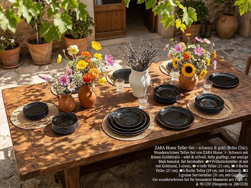 Set di piatti: Wunderschönes Geschirr,Teller, Belle vaisselle, assiette, – Usato da Mont-sur-Lausanne venduto da jojoaja 4