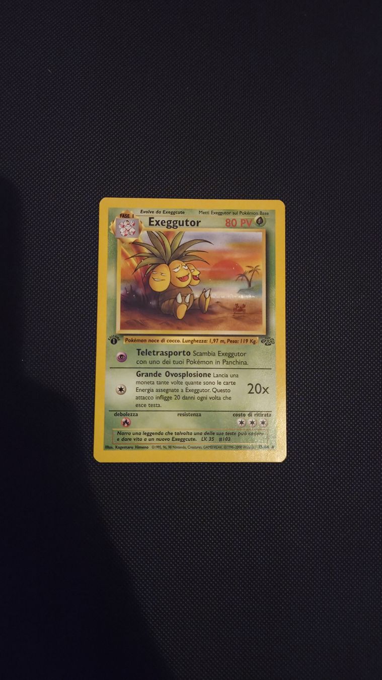 Pokémon Carte collezionabili: Pokemon Jungle Exeggutor ITA – Usato da Curio venduto da CATE13