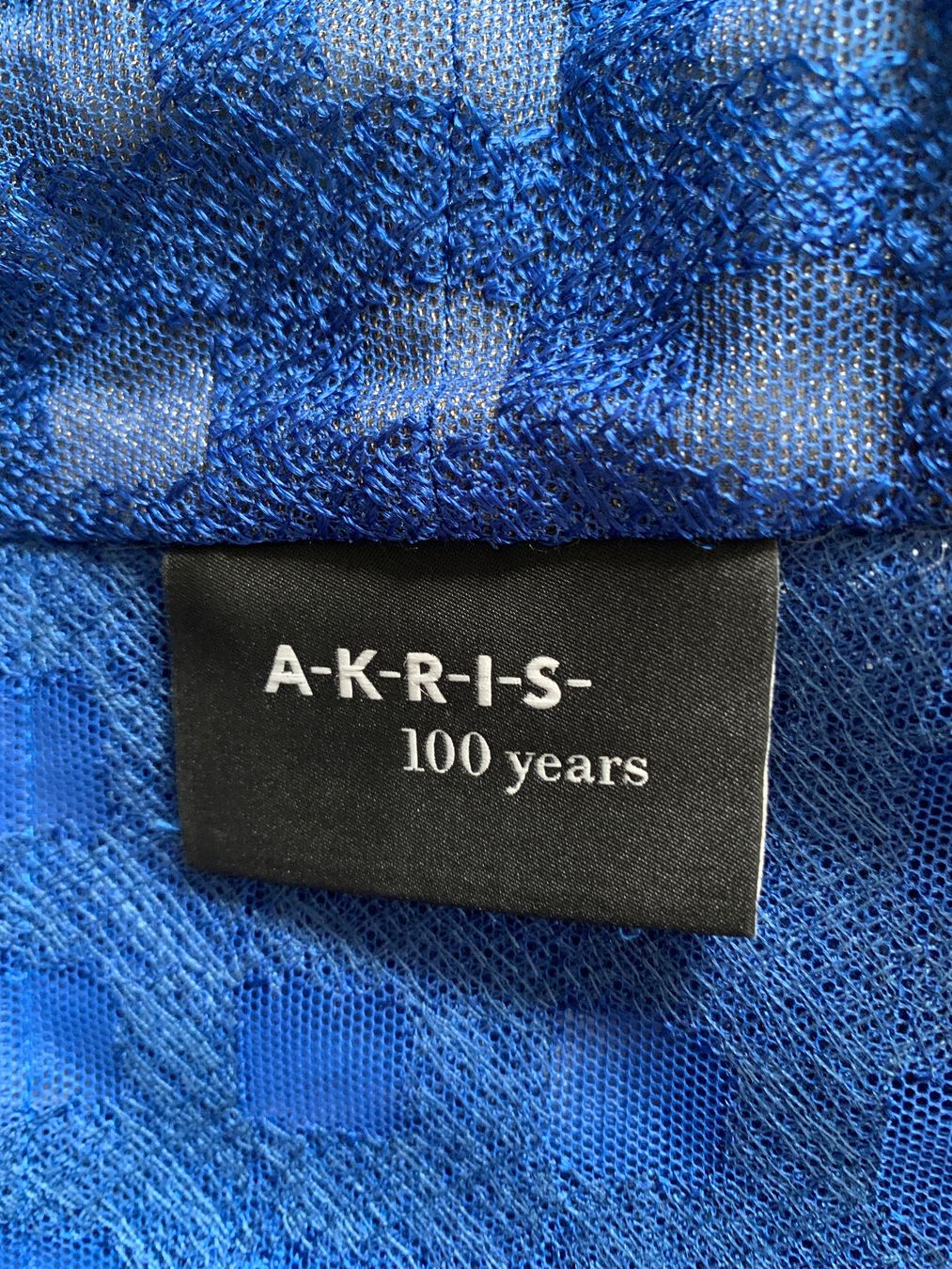 Akris Giacche: AKRIS -100 years Kollektion: Extravaganter blauer Blazer, 36 – Nuovo (secondo la descrizione) da Luzern venduto da designluzern 5
