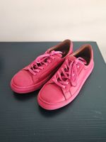 Bueno Pink soft leather sneakers
