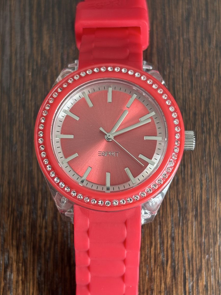 Esprit Orologi: Damen Esprit Uhr Farbe Coral – Nuovo (secondo la descrizione) da Emmen venduto da H.Bettina 1