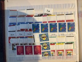 Collection timbres Allemagne neufs avec bords feuille
