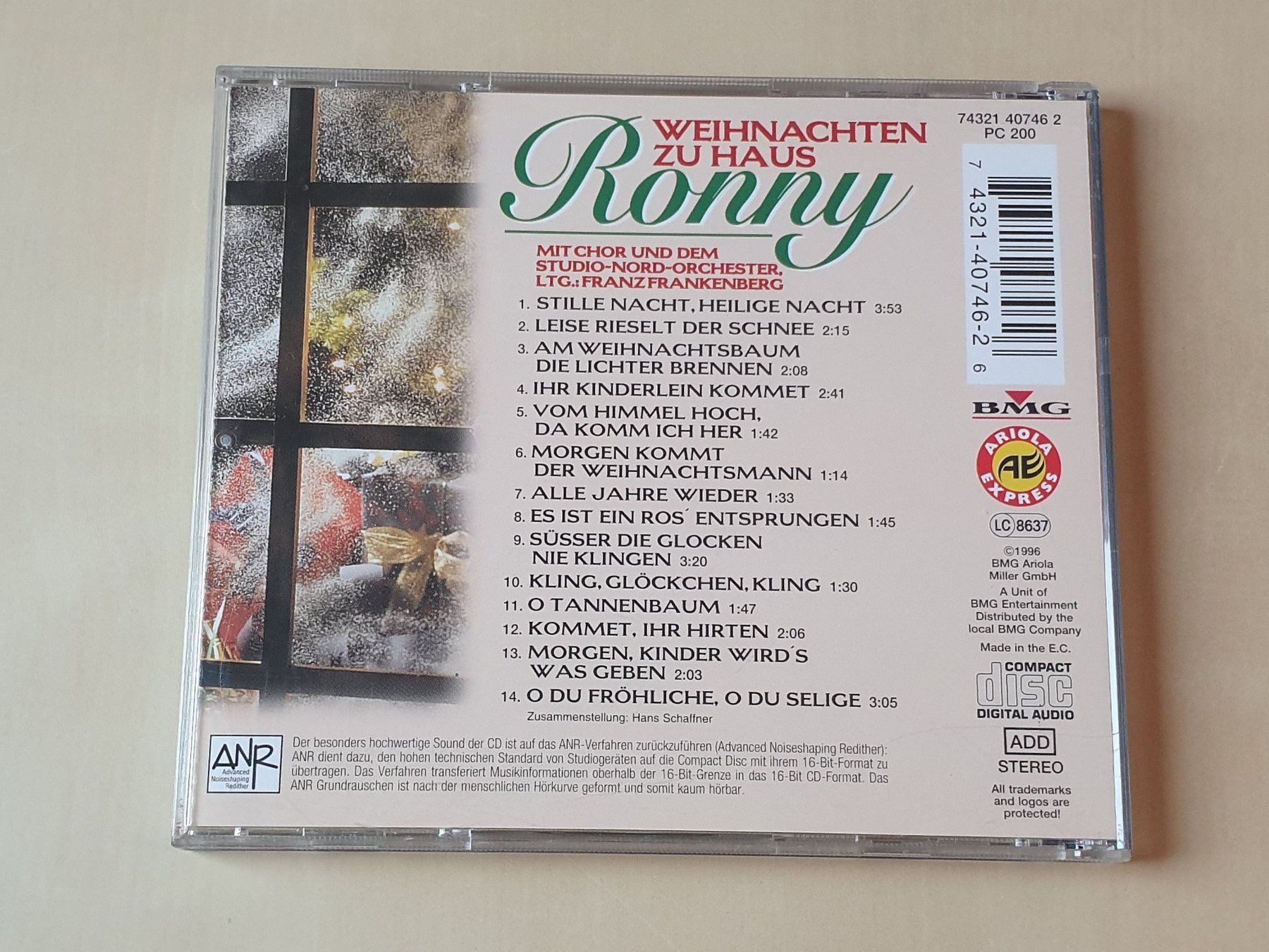 CDs: Ronny Weihnachten zu Haus – Gebraucht aus Stansstad von collectorsshop 1
