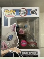 Funko Pop Demon Slayer Inosuke Hashibira 875 Flocked!