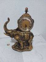 Dekorativer Elefant ; Deko-Elefanten mit Uhr ca 38 x H50cm
