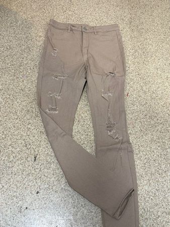 Jeans beige Grösse 40