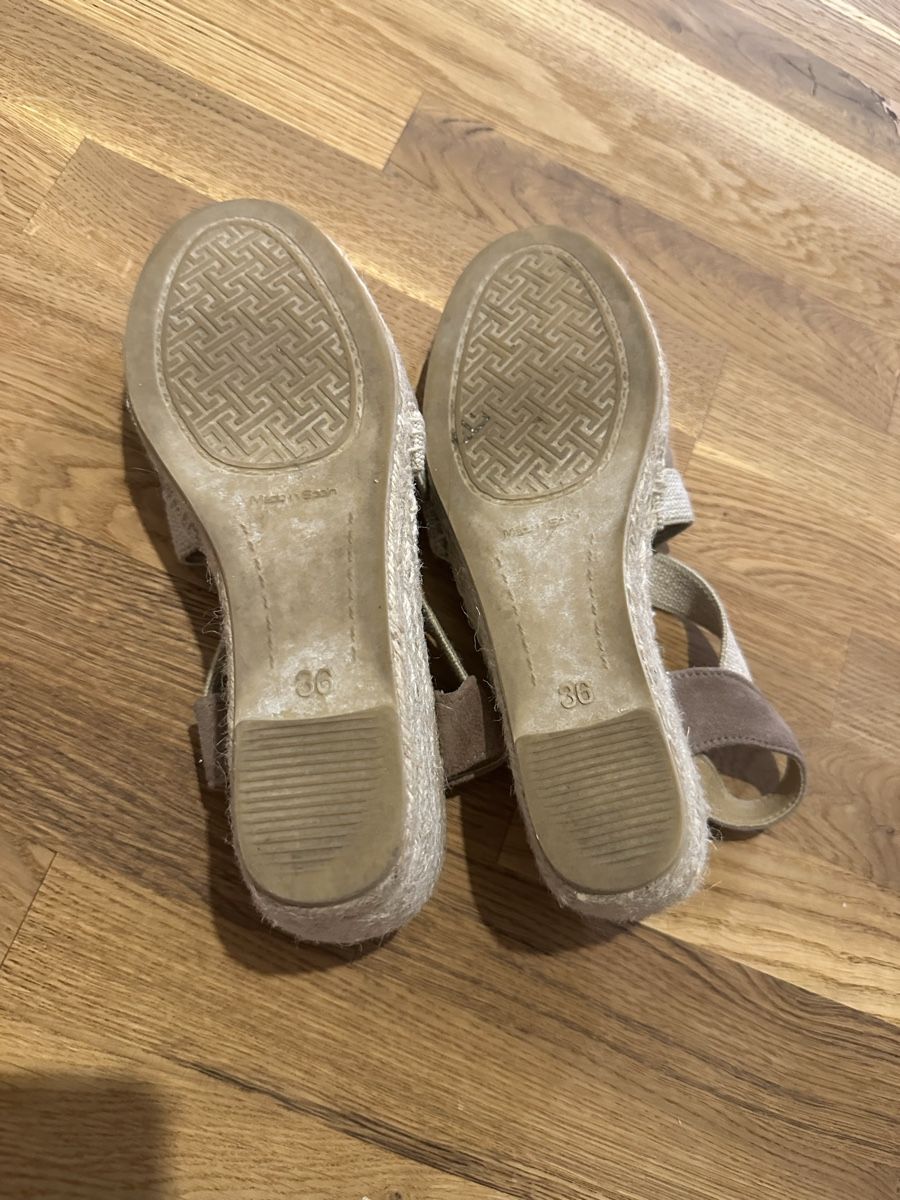 Damenschuhe: Tons Pons Keilabsatz Espadrilles Grösse 36 Braunes Leder – Gebraucht aus Zürich von Gazo_11 4
