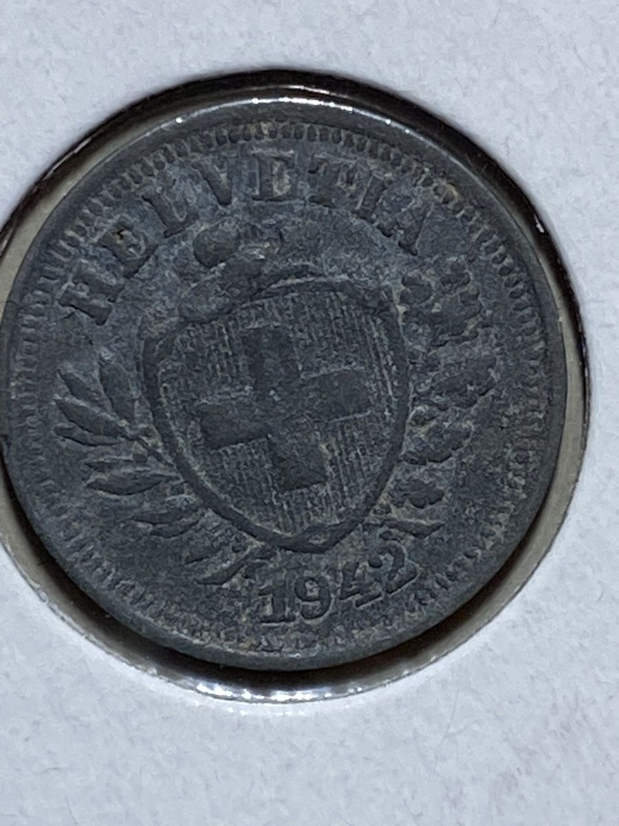 Tutti le monete: Suisse - 1 centime - 1942 – Usato da Payerne venduto da Mike1682 2