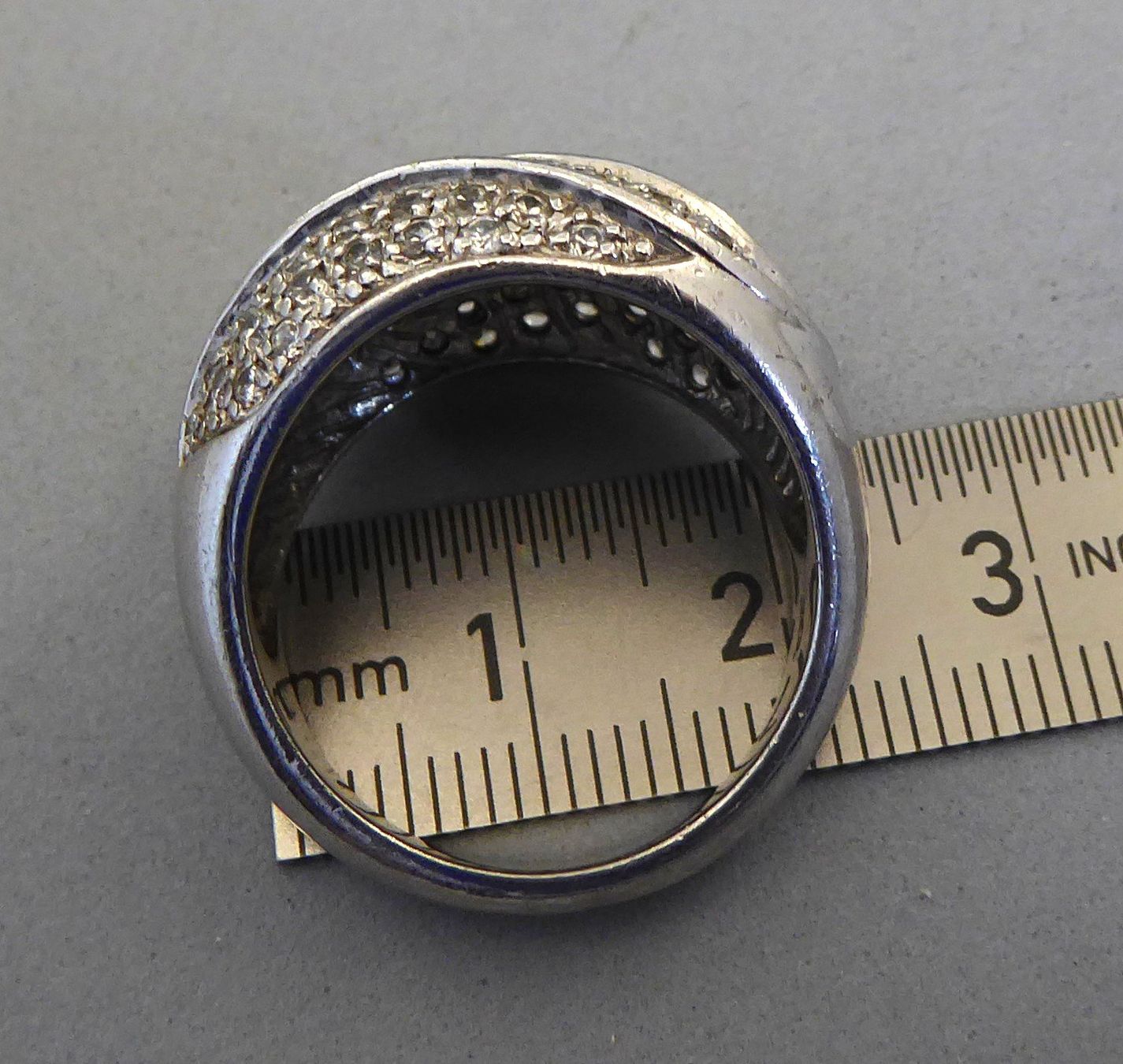 Bagues: Ring 925 Silber mit synthetischen Steinchen – D'occasion à Muri AG par Lineli2020 4