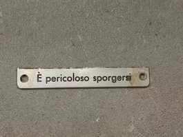 SBB Metallschild