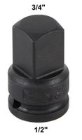 Kraft-Steckschlüssel-Adapter, (1/2") - (3/4")