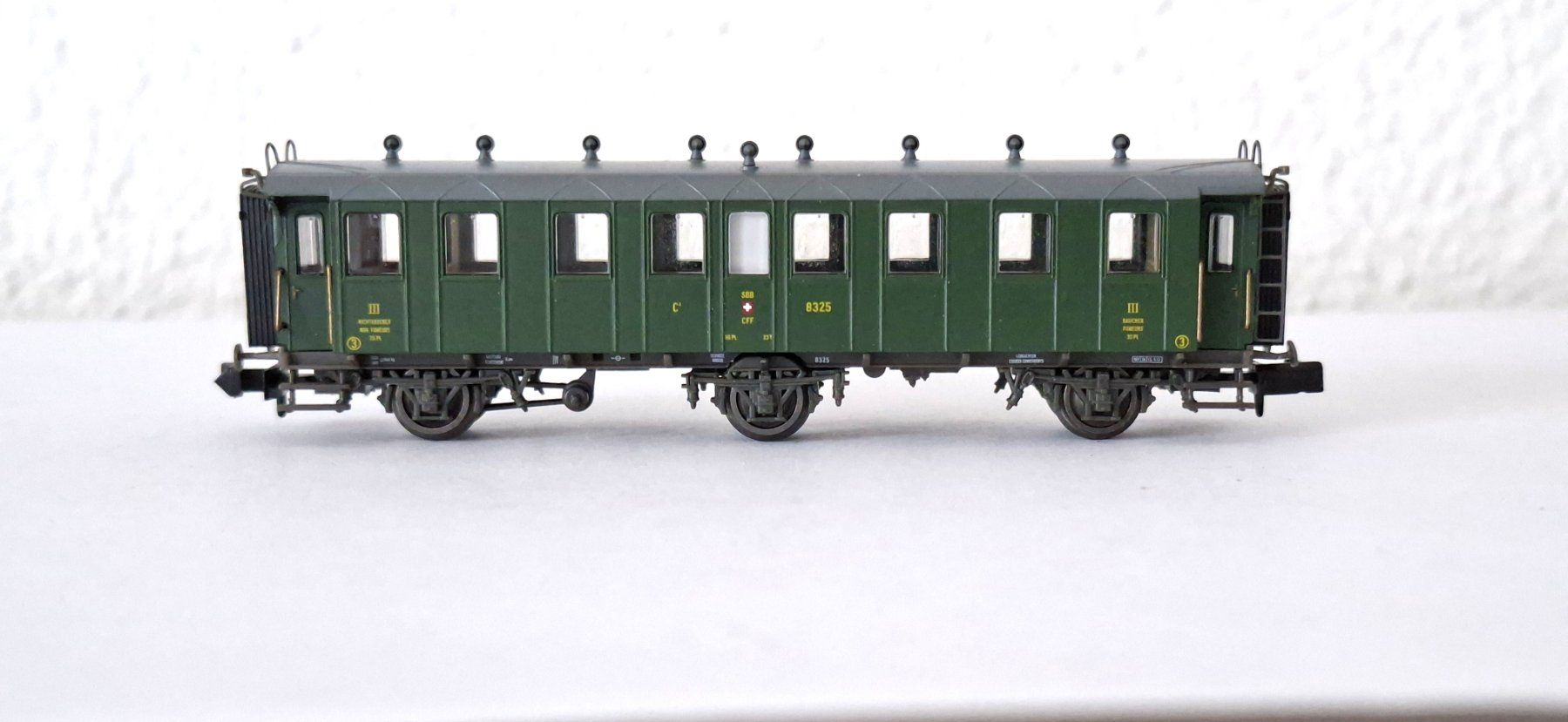 Piko Modellini di ferrovie: Piko C3 SBB Wagen 8325 – Usato da Biberist venduto da Ntrains 3