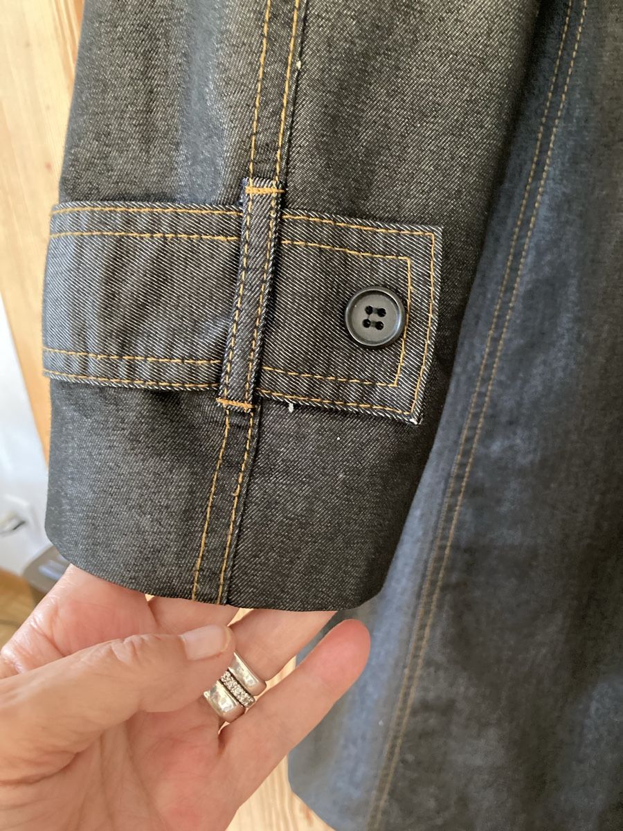 Mäntel: Schwarzer Jeanstrenchcoat M – Gebraucht aus Schaffhausen von christamawe 2