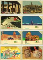 8 Telefonkarten Italien