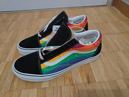 VANS OLDSCHOOL rainbow drip skater sneaker US 12 / EUR 46