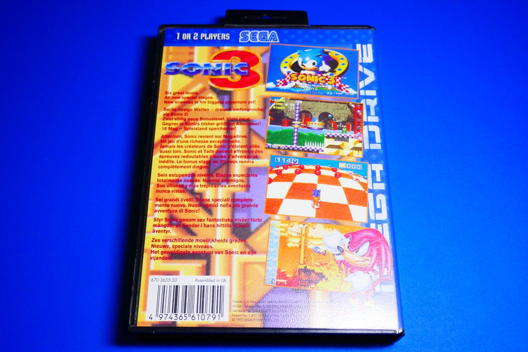 Sega Giochi: Sonic 3 - Sega Mega Drive – Usato da Vuarrens venduto da Espace-Retro 5
