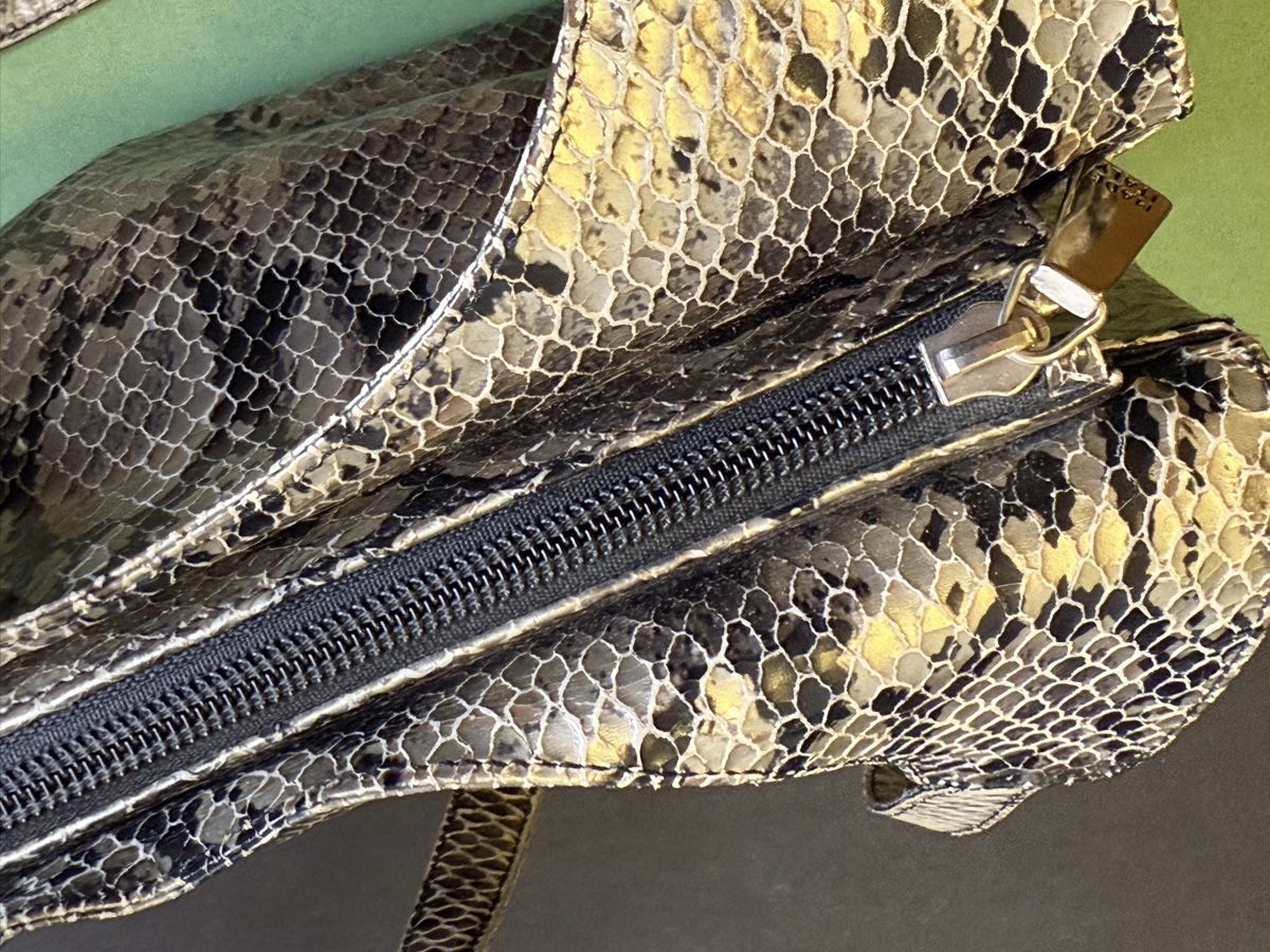 Taschen für Damen: Silvano Biagini Schlangenleder Python Tasche Handtasche Vint – Gebraucht aus Ennetbaden von mapa05 6