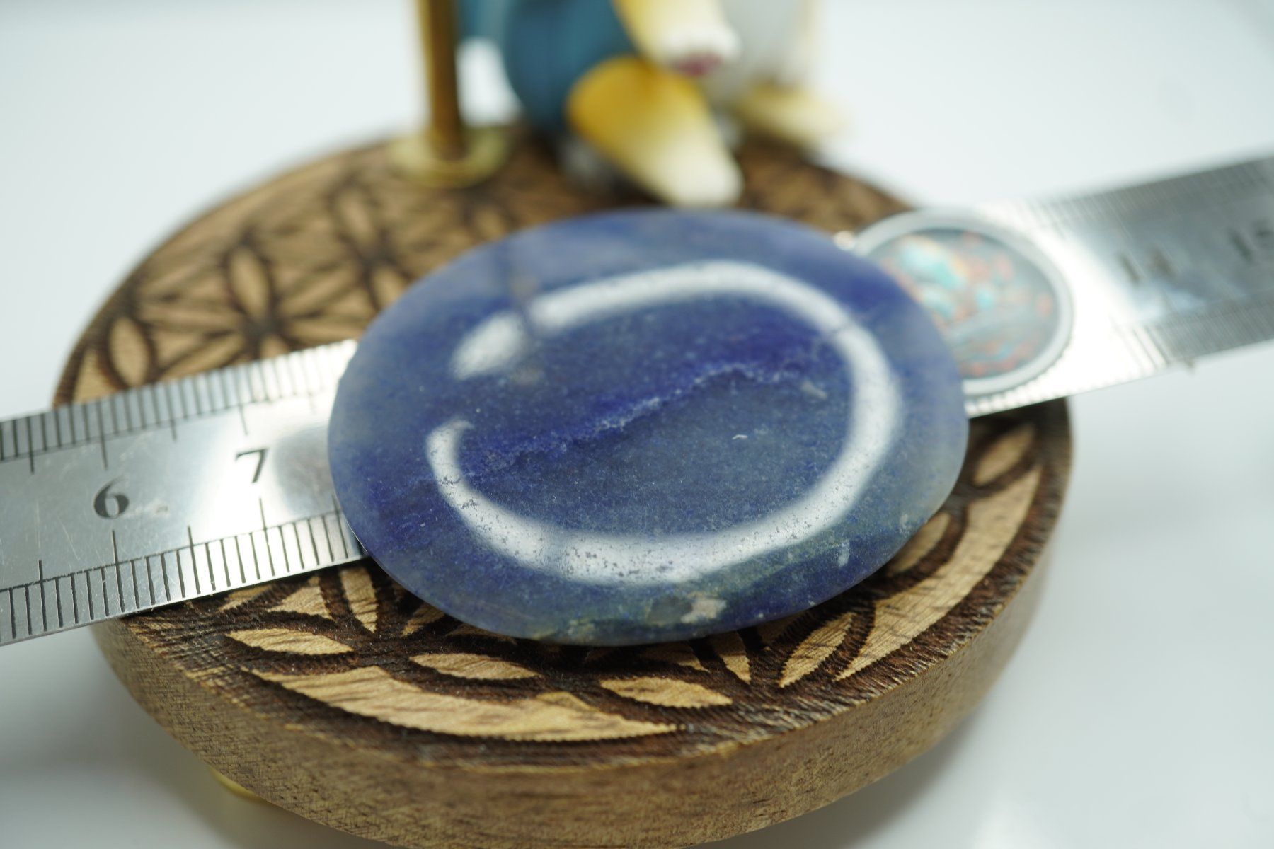 Minerali & Pietre curative: Blauquarz     Scheibenstein       ab 1.- Auktion – Nuovo e nell'imballaggio originale da Eschenbach SG venduto da topstone 6
