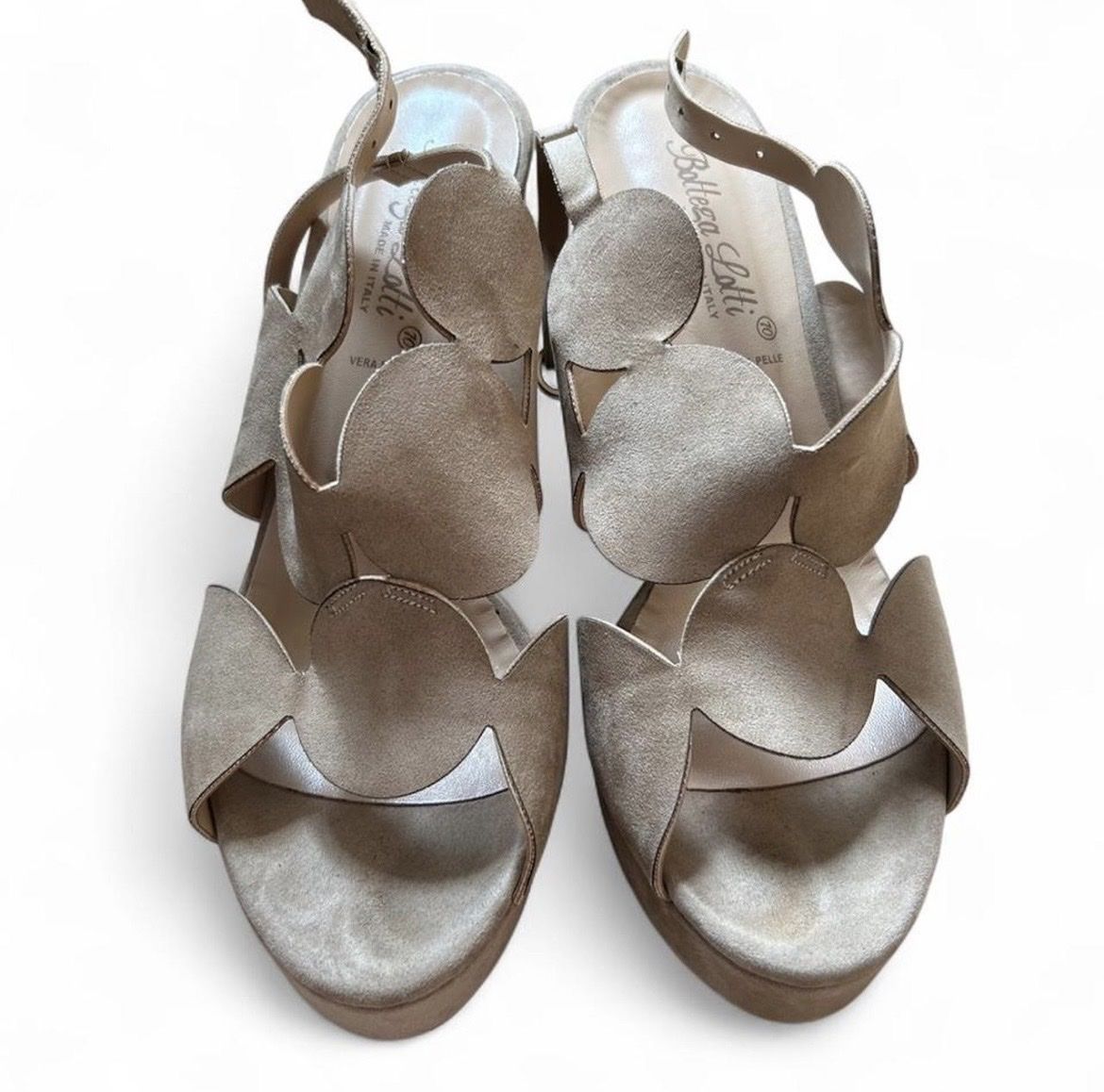 Damenschuhe: Beige platform sandals – Gebraucht aus Zürich von Cengre 1