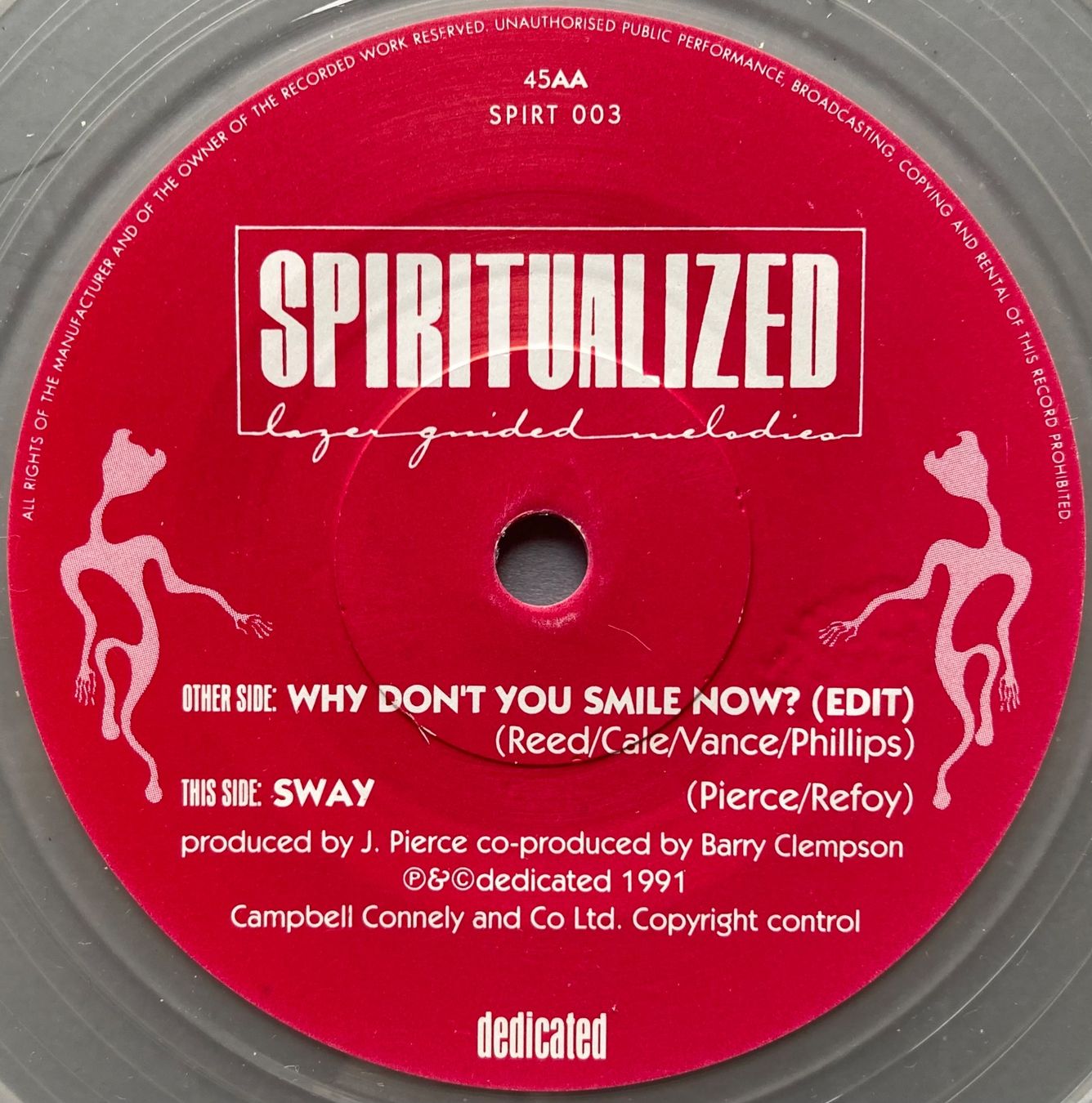Schallplatten: SPIRITUALIZED - SMILE / SWAY – Gebraucht aus Poliez-Pittet von Newtown-Records 3