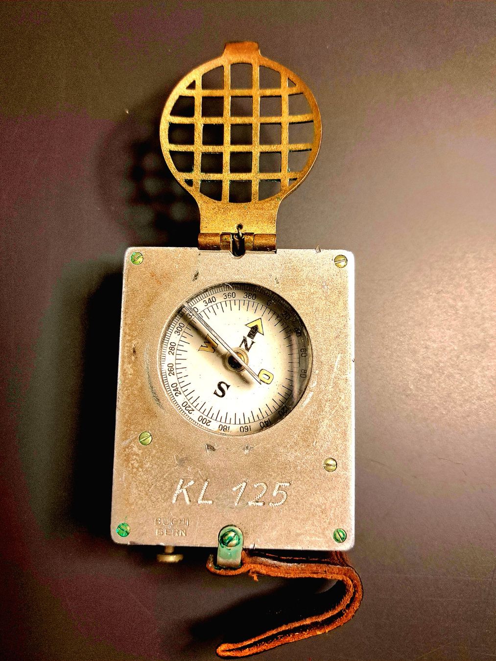 Schweizer Armee Altri elettrodomestici e apparecchi d’epoca: Artillerie-Sitometer der Fa. Büchi - Bern - 1915 – Usato da Egnach venduto da ASTROFRITZ 1